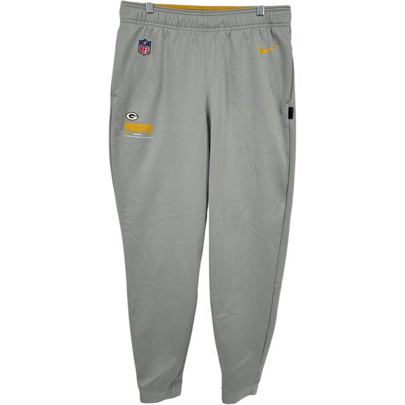 Mens Nike On-Field Therma- Fit Logo NFL Green Bay Packers Joggers Sz M NS32-10KW